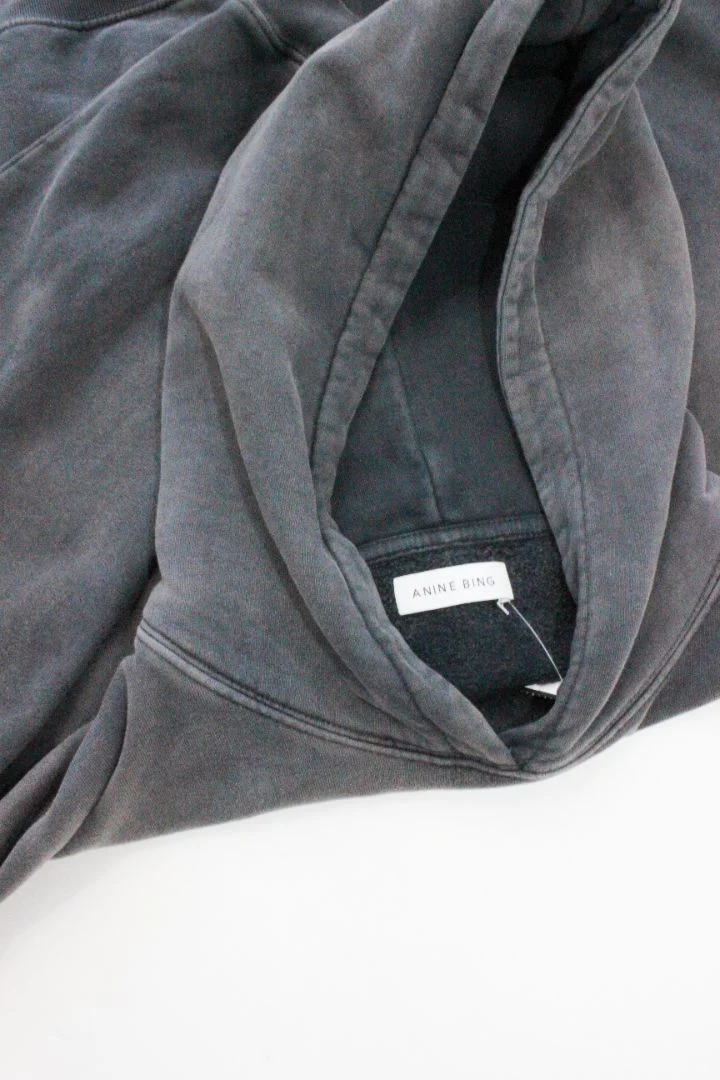 HOODIE, ANINE BING, GREY, XS - Image 5
