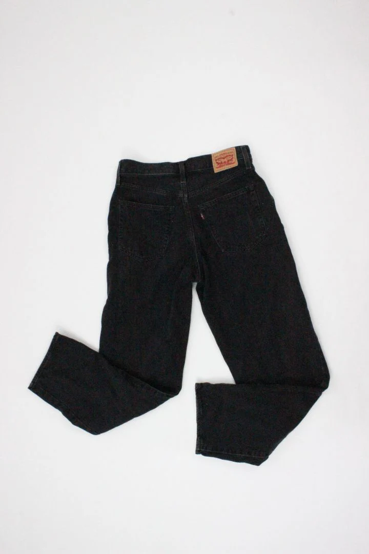JEANS, LEVI'S, BLACK, 28 - Image 3